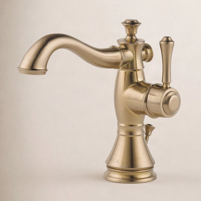 Delta Cassidy™ Single-Hole Bathroom Faucet with Drain & Reviews